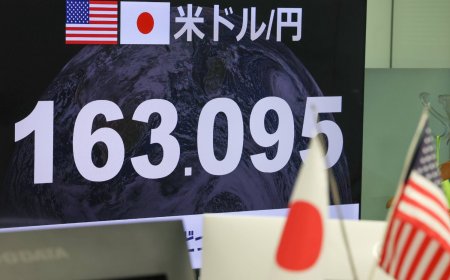 Intervention is the word after yen moves beyond ¥163 and sits there