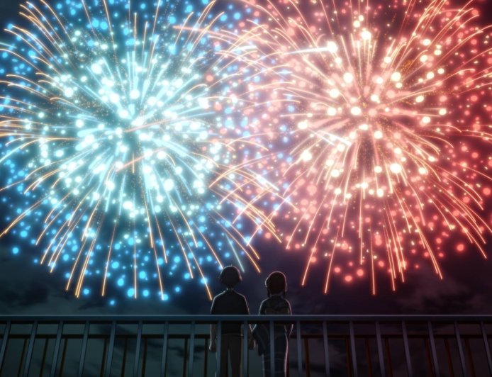 Time-travel anime ‘You, Fireworks, and Our Promise’ is serviceable but lacks spark