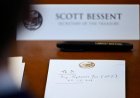 Bessent’s ‘to do’ list: buy $5-10 billion worth of Japanese yen, photo shows