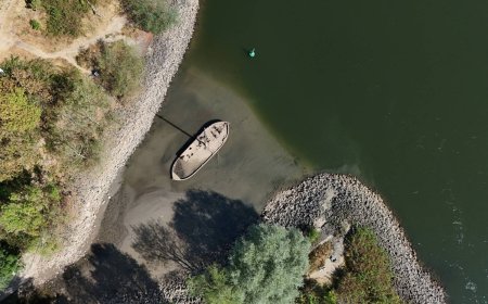 Low water levels on Germany’s Rhine amid heat and drought threaten economic blow