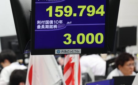 Japan’s 10-year government bond hits 3% for first time in three decades