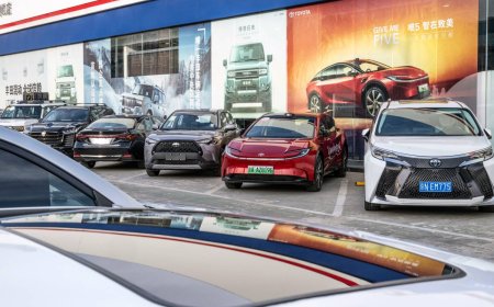 Toyota’s car sales decline for seventh month as Chinese market favors EVs