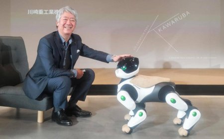 Kawasaki Heavy unveils dog-shaped robot companion for older people